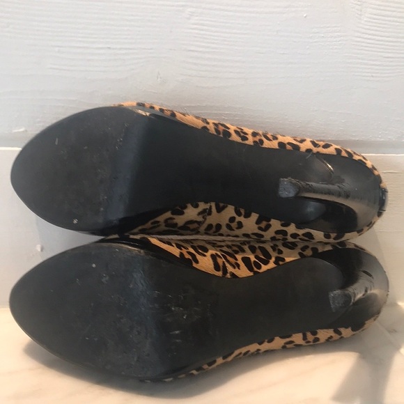 Preview Intl. Leopard Calf Hair Heels 6 Preloved - Picture 6 of 8